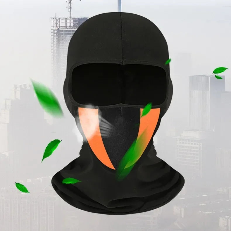 Full Face Mask Cycling Windproof Headgear Motorcycle Balaclava Breathable Outdoor Sports Men CS Mask Head Cover Hat
