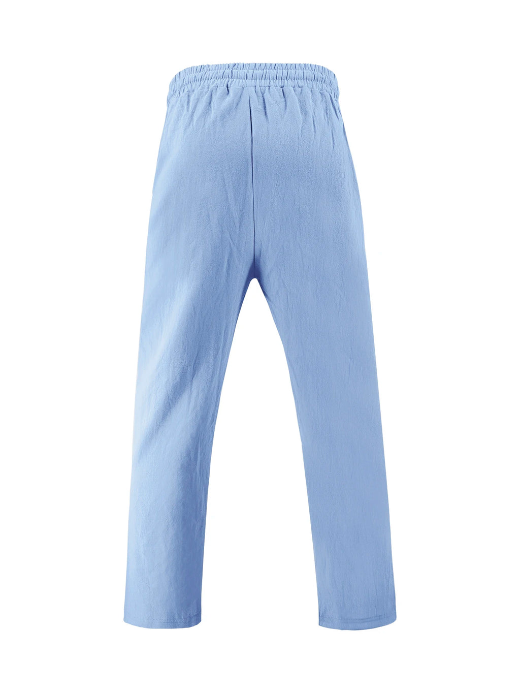 2025 New Arrival Men's Casual Tracksuit Linen Shirt and Pants Set Breathable Summer Outfits for Beach and Daily Wear
