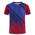 Simple Geometric Patterns Fitness T Shirts For Men Summer Casual Short Sleeve 3D Printed T-shirts Loose Quick Dry Gym Tees Tops