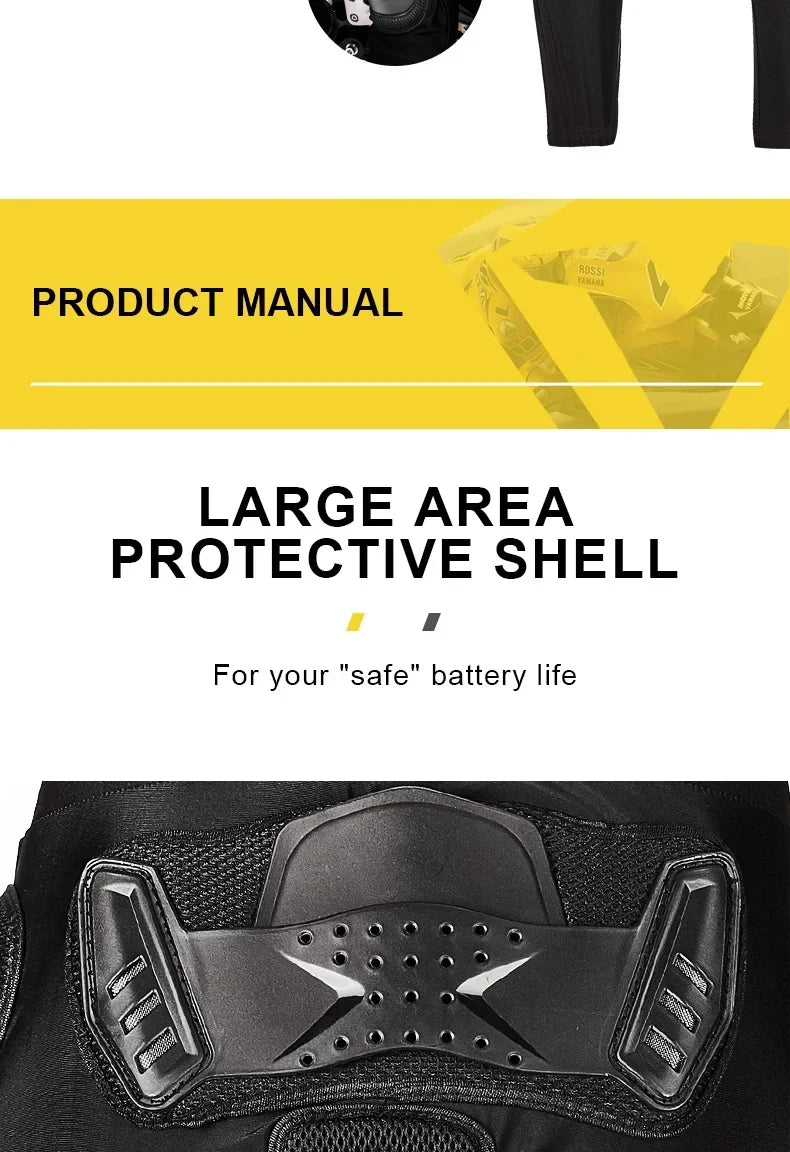 Sulaite Motorcycle Jacket Racing Riding Armor Protector ATV Motocross Body Protection Jackets Enduro Clothing Protective Gear
