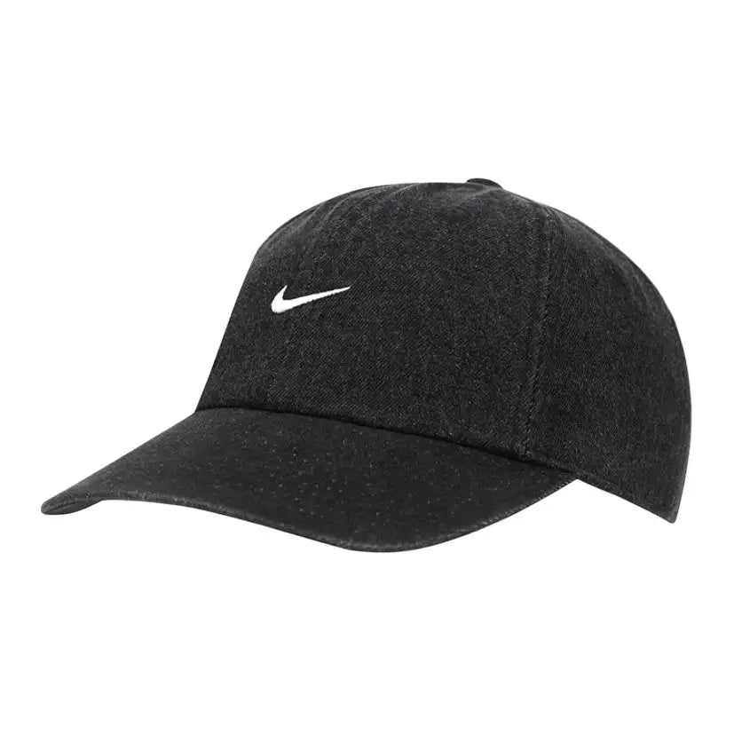 Nike Baseball Cap, Adjustable, Retro, Embroidered Logo Design, Baseball Cap, Unisex, Black, HF0383-010