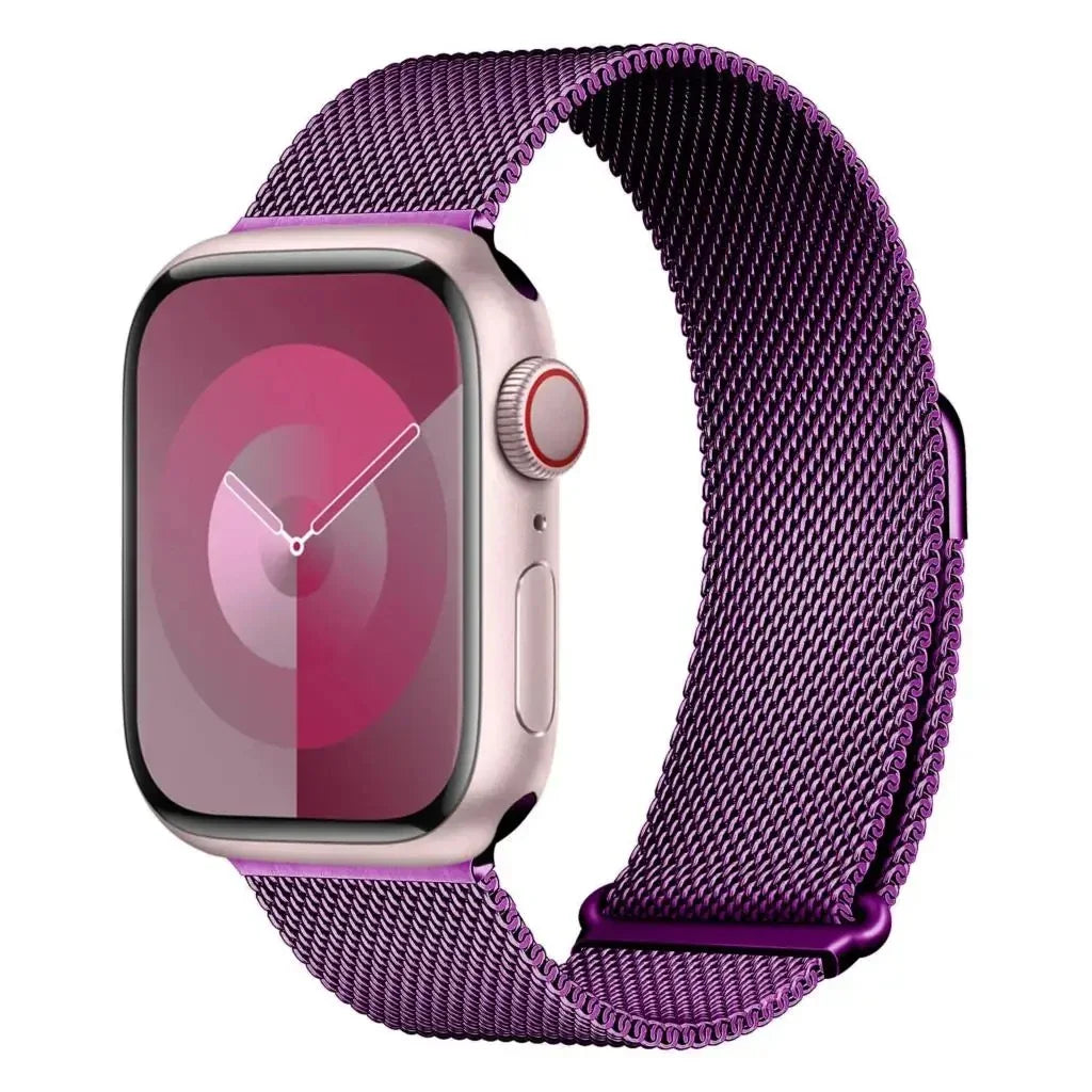 Milanese Loop for apple watch ultra 2 49mm band strap 44mm 45mm 40mm 41mm 38-42mm pride bracelet iwatch series 9 8 7 6 SE 5 4 3