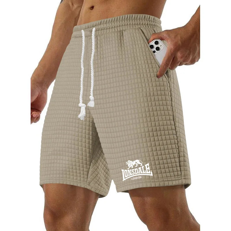 LONSDALE printed men's summer casual cool and breathable basketball shorts for outdoor sports and beach wear. Available in multi