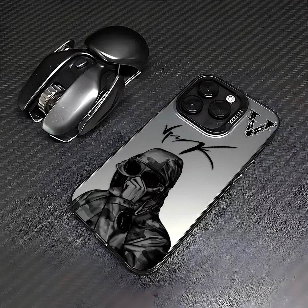 Streetwear Vlone Style Case For iPhone 17 16 15 14 13 12 11 Pro Max Plus Hip Hop Goggles Man Cool Graphic Shockproof Soft Cover