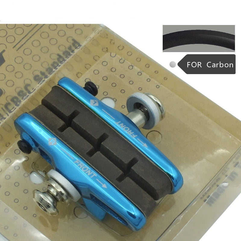 5 Colors Bicycle C Brake Shoe,Road MTB Fixed Gear Bike pads,55MM Carbon & Alloy Rims,For,105 Brake Holder  Parts