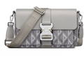 Sac à bandoulière Dior Hit The Road Diamond CD Grey with Silver-tone