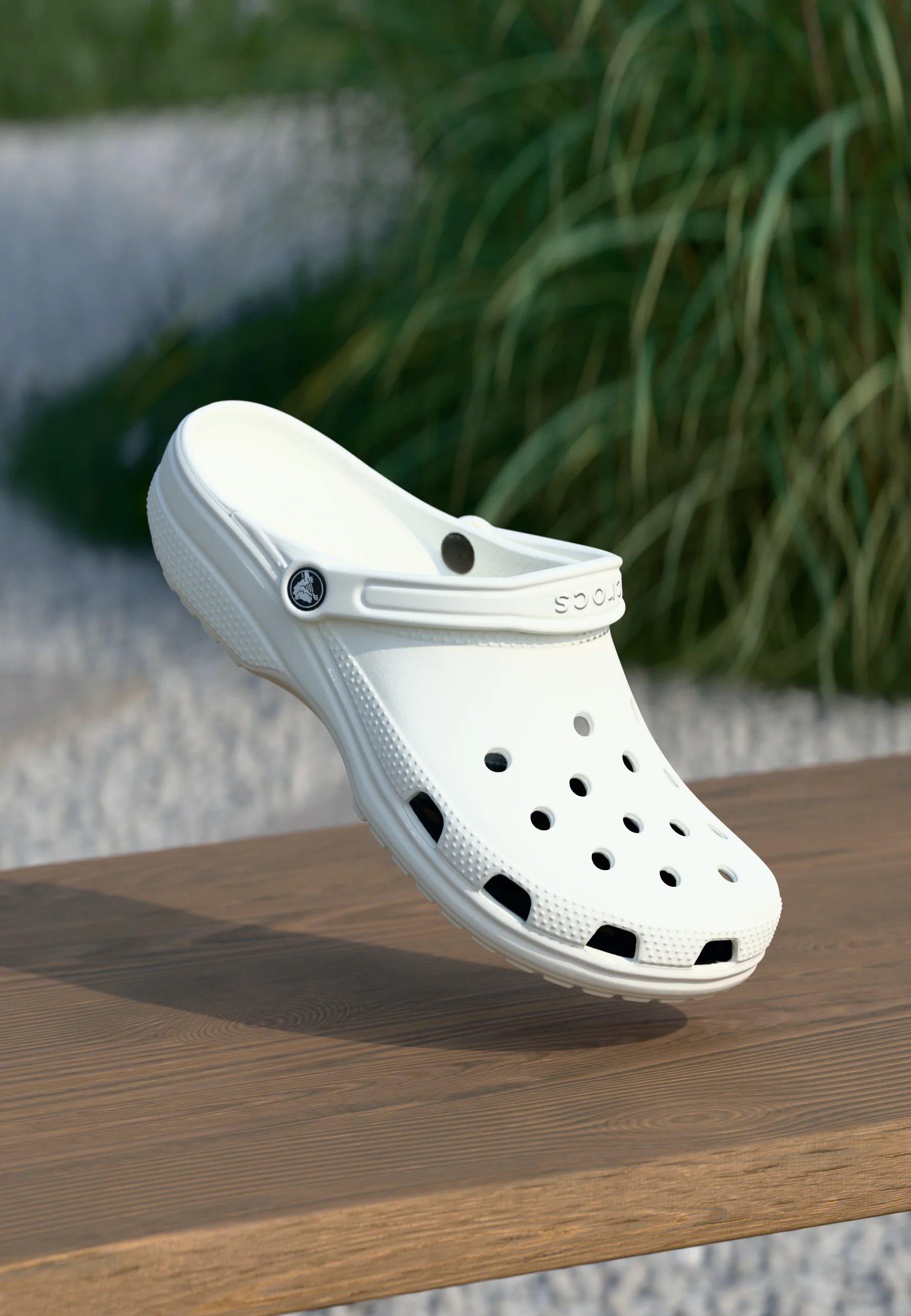 CLASSIC - Sandales de bain - white
