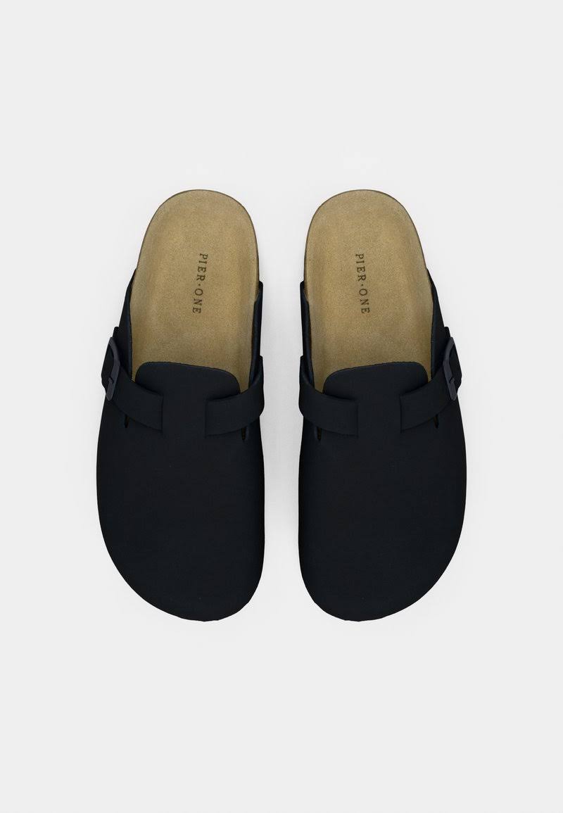 LEATHER UNISEX - Sabots - dark blue