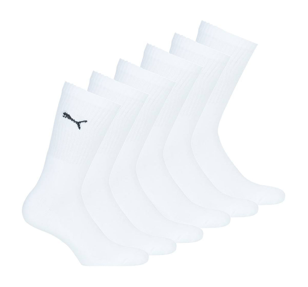 CREW ECOM UNISEX 6 PACK - Chaussettes de sport - white