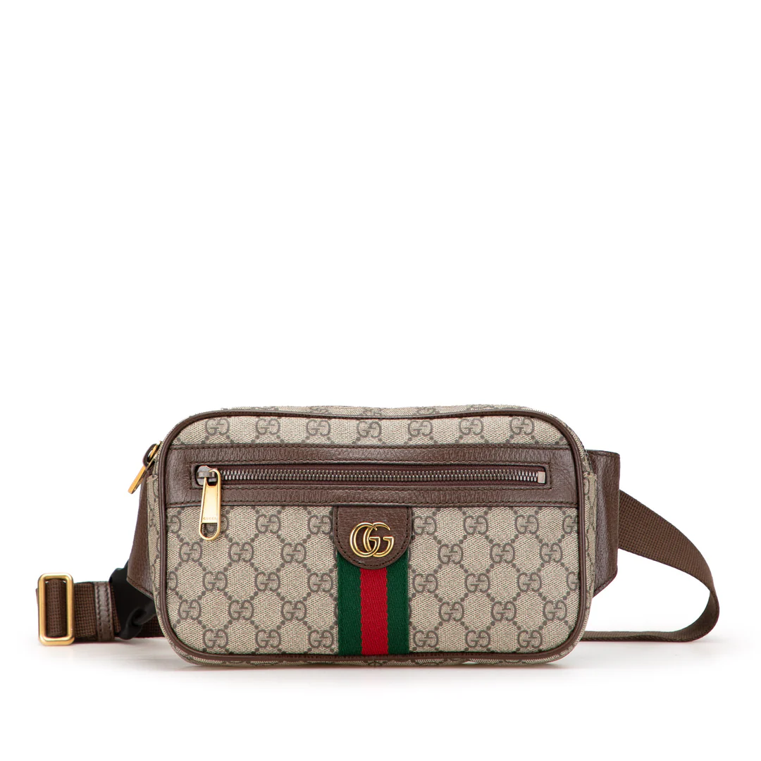 Gucci Small GG Supreme Ophidia Sac ceinture
