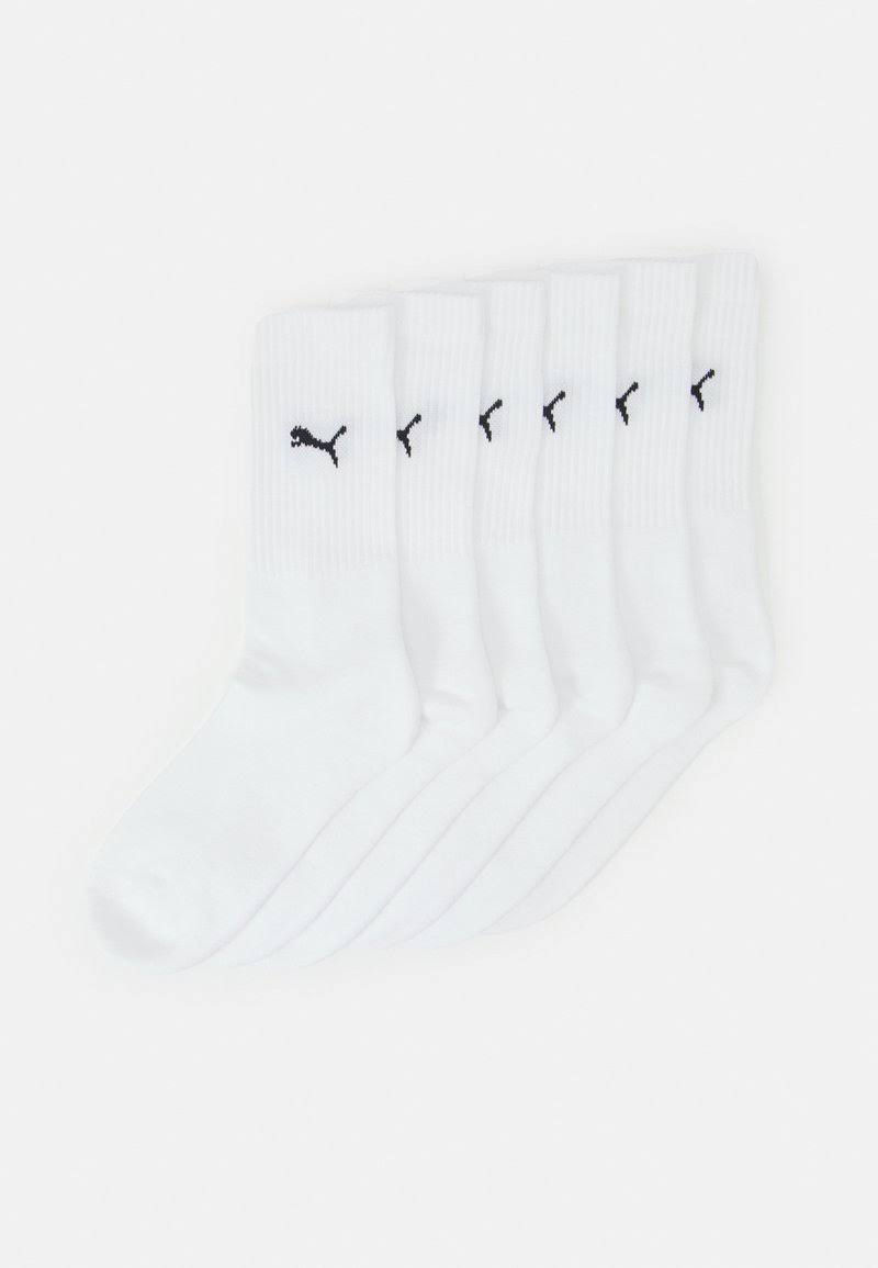 CREW ECOM UNISEX 6 PACK - Chaussettes de sport - white