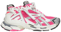 Balenciaga Runner Sneaker in white neon pink