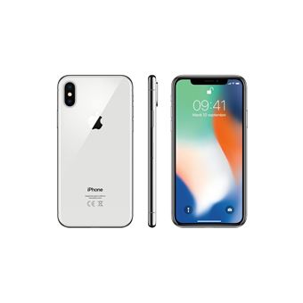 Apple iPhone X 64 Go 5,8" Argent