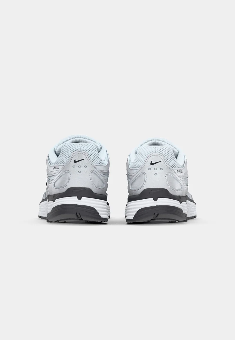 P 6000 UNISEX - Baskets basses - white/black/metallic silver