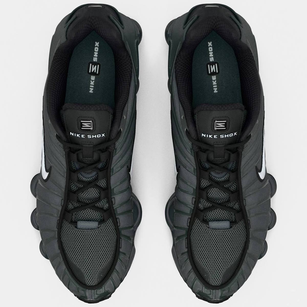 Nike Sportswear SHOX TL - Baskets basses - white/black